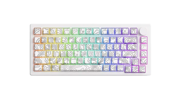 Akko MonsGeek M1 V5 Contour Lines White