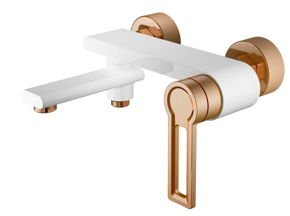 Смеситель для ванны I-TECH, DORADO 20, белый/золото I 06 151