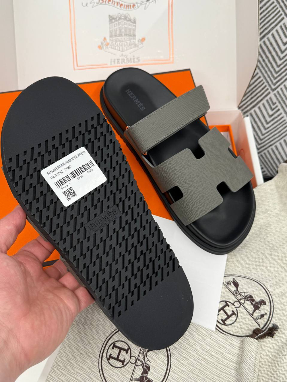 Шлепанцы Hermes