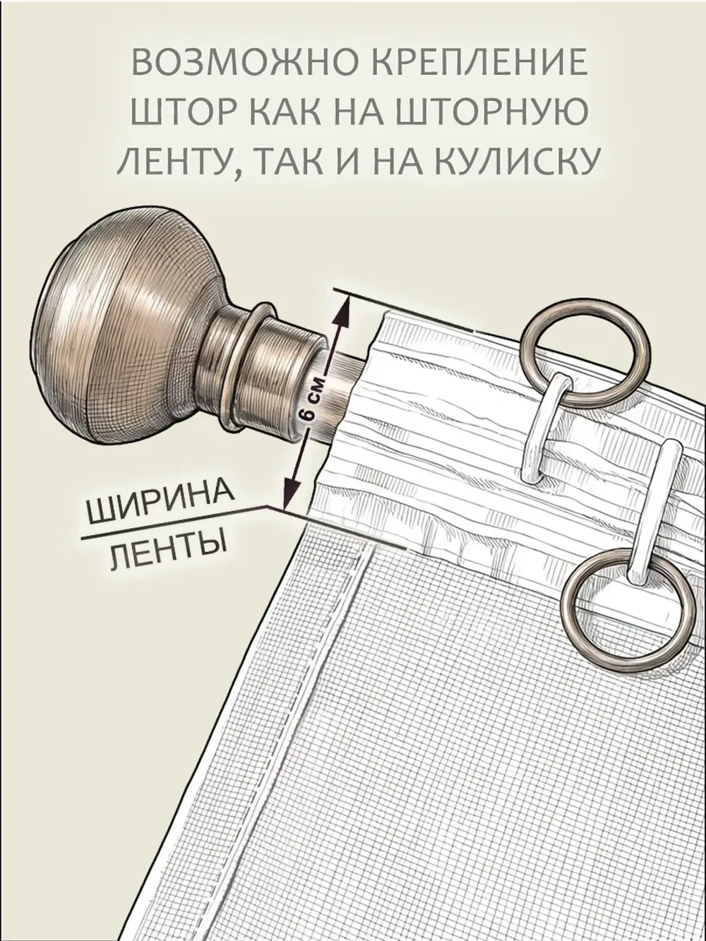 Штора из рогожки на кухню, для спальни, гостиной 145х180 2шт