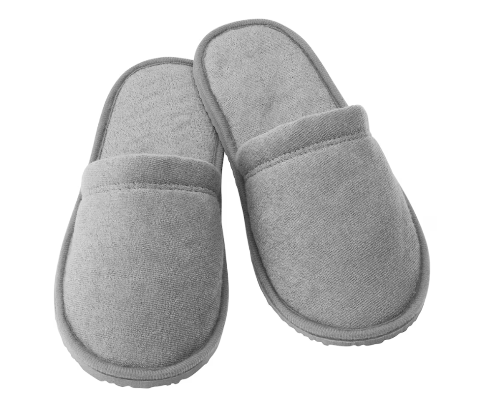 TASJON Тапочки, серые,S/M