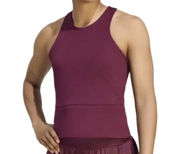 Женский топ теннисный Adidas Y-Tank Midi - maroon