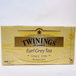 Чай черный Twinings Эрл Грей с бергамотом 25 пакетиков, 50 г (из Финляндии)