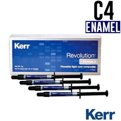 Revolution Formula 2, Эмаль C4 (4 шприца по 1гр + 20 насадок), жидкий композитный материал
