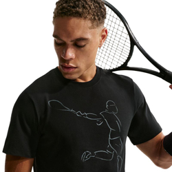 Мужская теннисная футболка Nike Court Paris Slam Dri-Fit Tennis - black