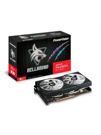 Видеокарта Radeon RX 7600 Hellhound 8 ГБ RX7600 8G-L/OC