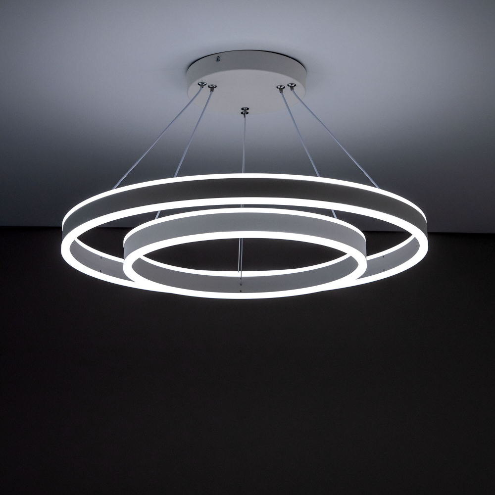 Citilux Дуэт CL719640 LED Люстра подвесная с пультом Белая