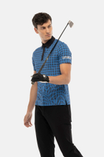 Мужское поло Hydrogen LIQUIFY CHECK TECH POLO (GL0016-013)