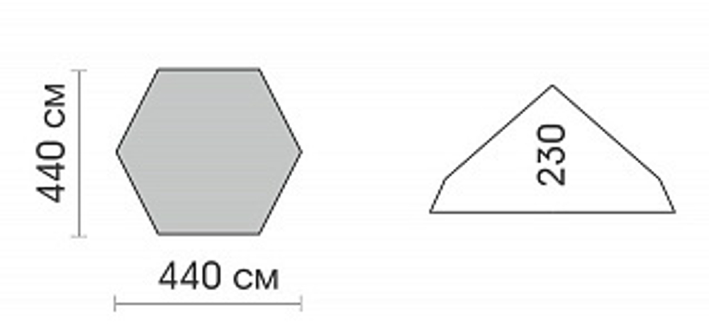 ТЕНТ TALBERG TENT 6X6 м