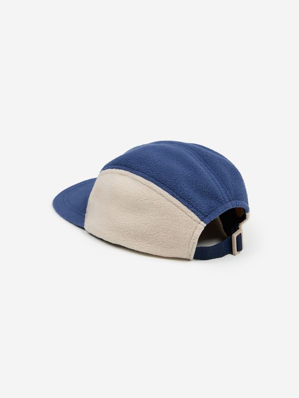 Кепка 5panel fleece navy/beige - фото 4
