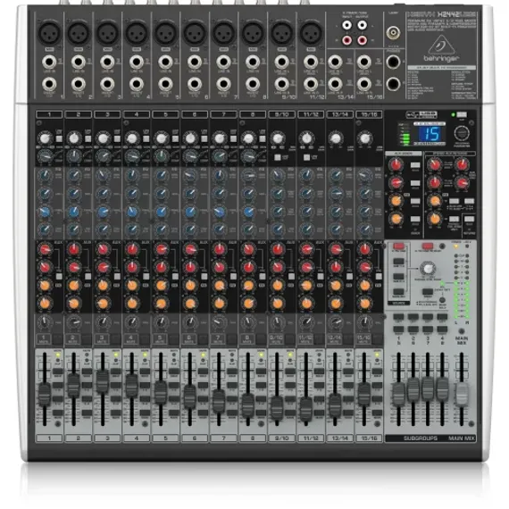Behringer X2442USB -микшер,8 моно,4стерео,10 мик.предусил.,4 AUX-шины,4 подгруп, процесс эффект, USB