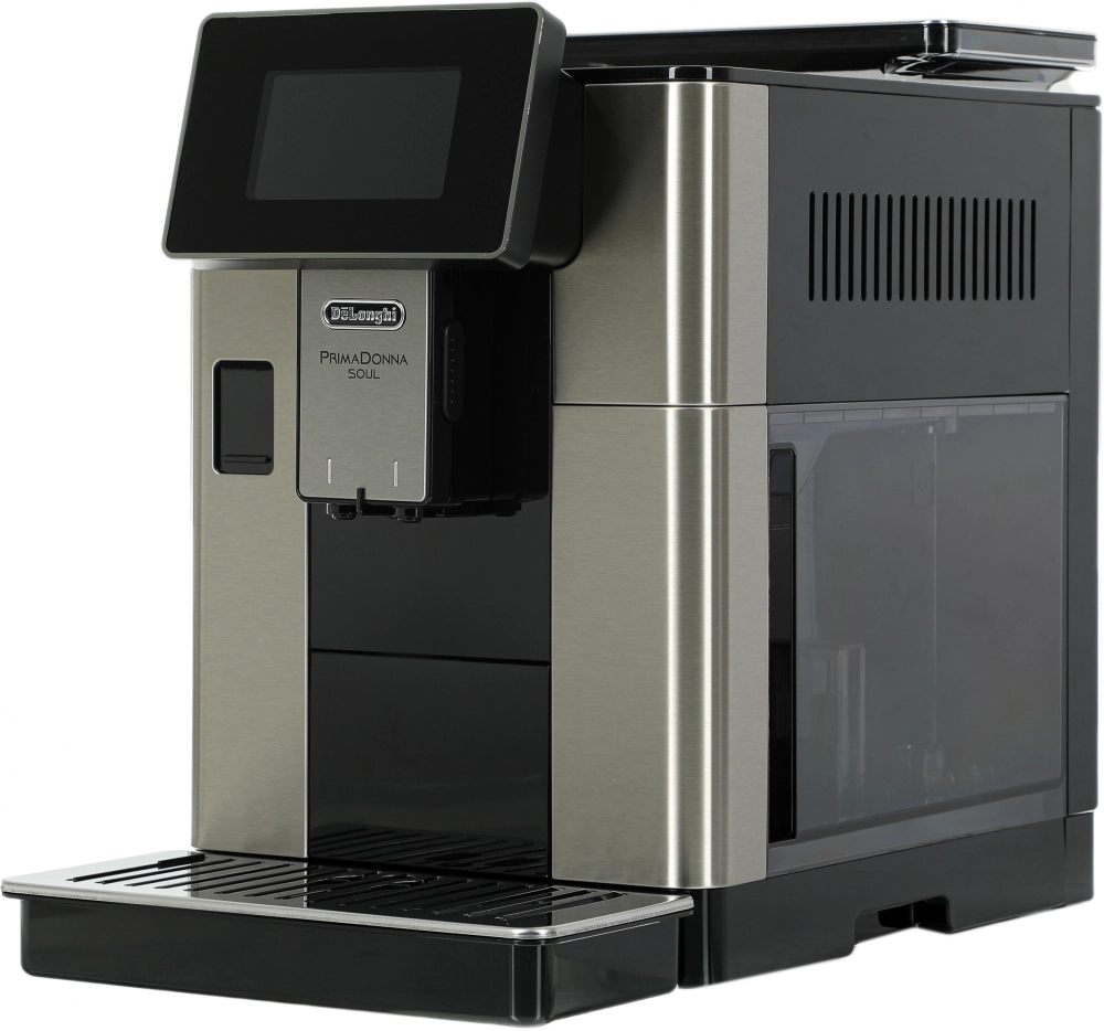 Кофемашина Delonghi Primadonna Soul ECAM610.75.MB 1450Вт черный/серебристый