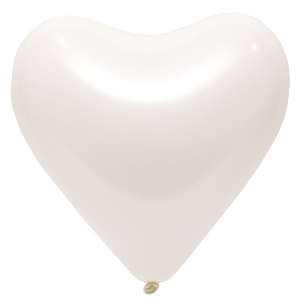 EV 12" Сердце, Стандарт Frosty White, 50 шт EV 12" Сердце, Стандарт Frosty White, 50 шт