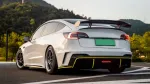 Обвес "Hacker" для Tesla Model 3 2017-2023 Тесла карбоновый тюнинг Robot robotbodykits