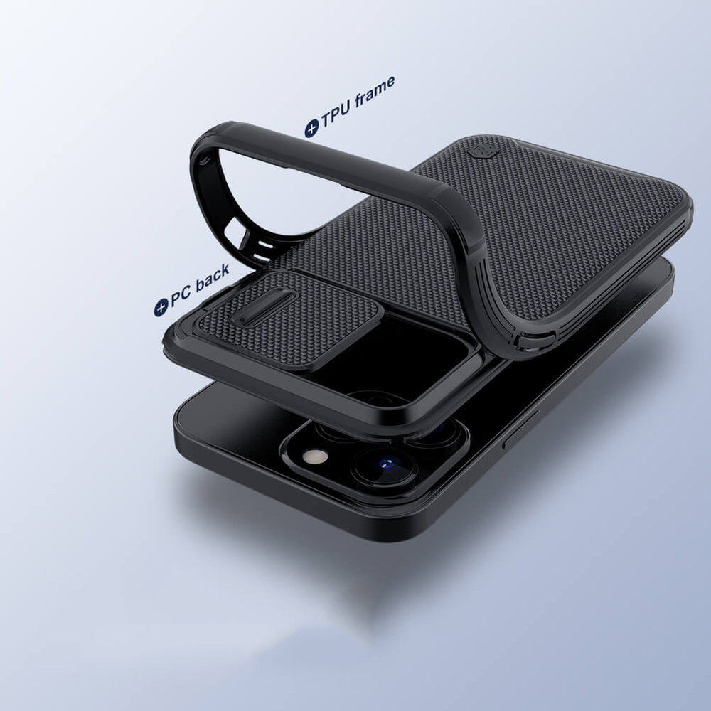 Чехол Nillkin Textured Case Pro Magnetic с защитой камеры для iPhone 13 Pro