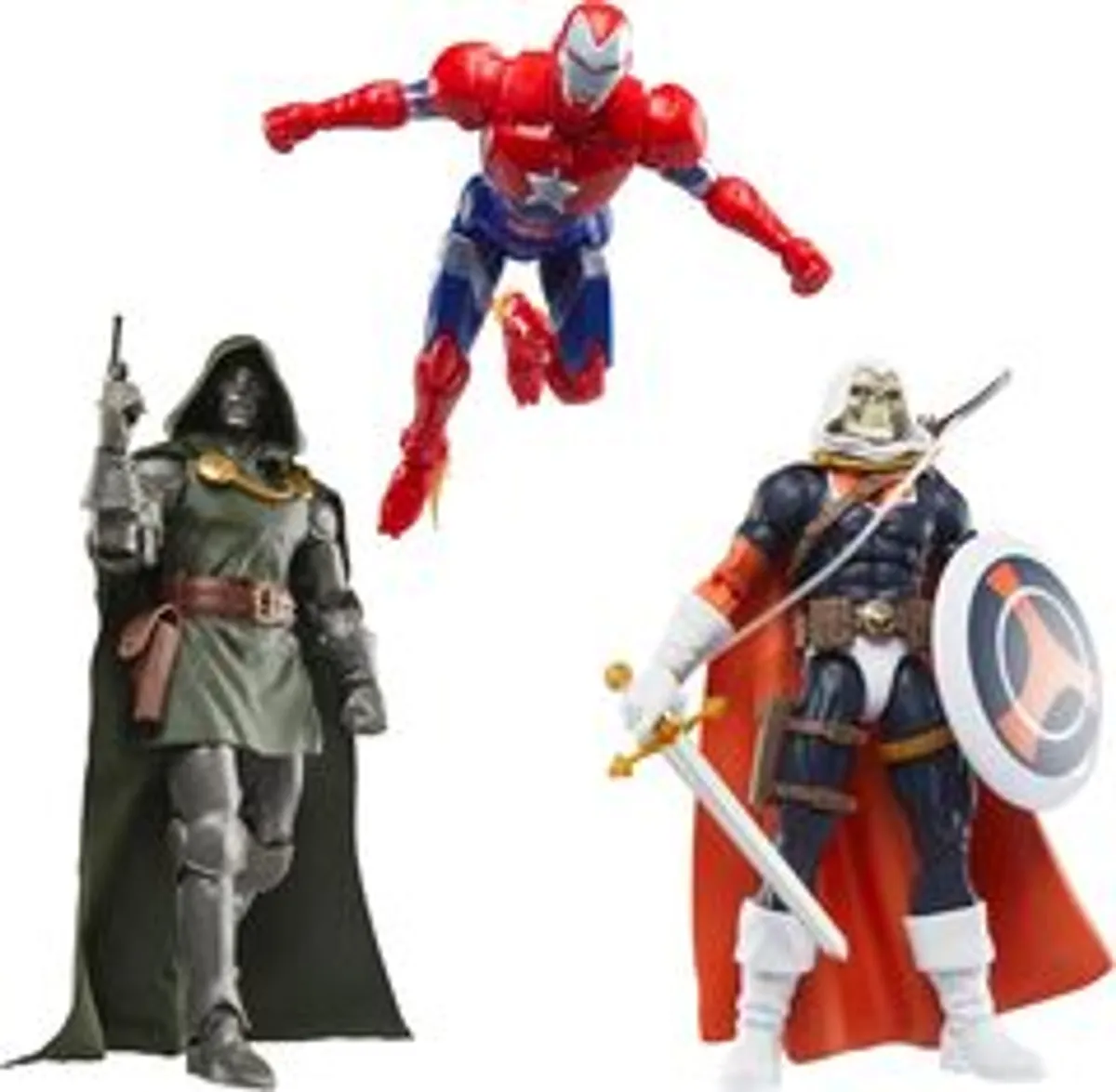 Фигурки Marvel Legends: The Cabal (Taskmaster, Iron Patriot, Doctor Doom)