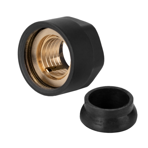Концовка для монтажной трубки Royal Thermo 3/4quot; (черный)