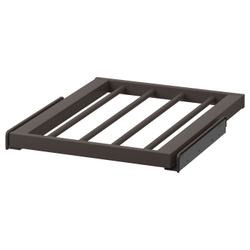 IKEA KOMPLEMENT  (ИКЕА КОМПЛЕМЕНТ)  -  Выдвижная вешалка для брюк - тёмно-серая 50x58 см