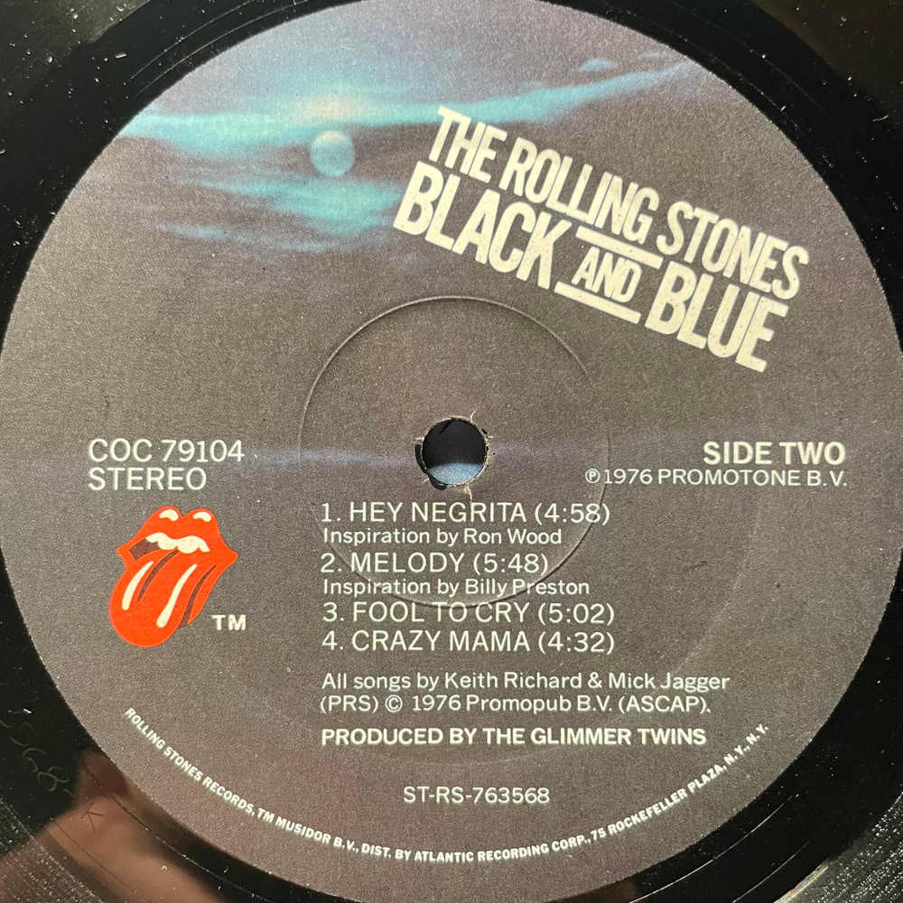 The Rolling Stones ‎– Black And Blue (США 1976г.)