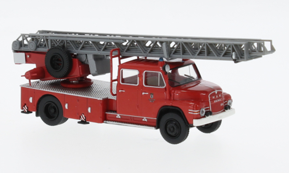 Пожарнная машина MAN 520 H DLK 30, пожарная часть Берлина 1967, 1:87