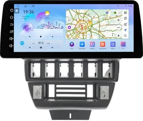 Магнитола для Lada 4x4, Urban, Bronto 1993-2019 - FarCar S500+TS10 монитор 12.3" 2K QLED на Android 14, Быстрая, CarPlay, 4G SIM-слот
