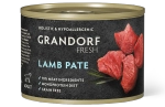 Влажный корм консервы для собак всех пород GRANDORF FRESH Lamb pate из ягненка 0,2 кг 6 шт