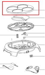 Панель для блинницы Tefal (пластина, конфорка) TS-01015280