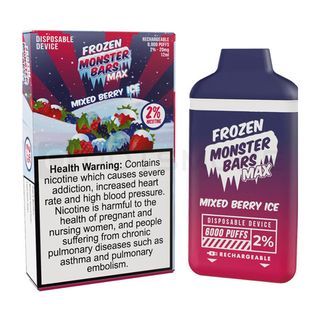 Купить Одноразовый Pod Monster Bars MAX - Mixed Berry Ice (6000 затяжек)