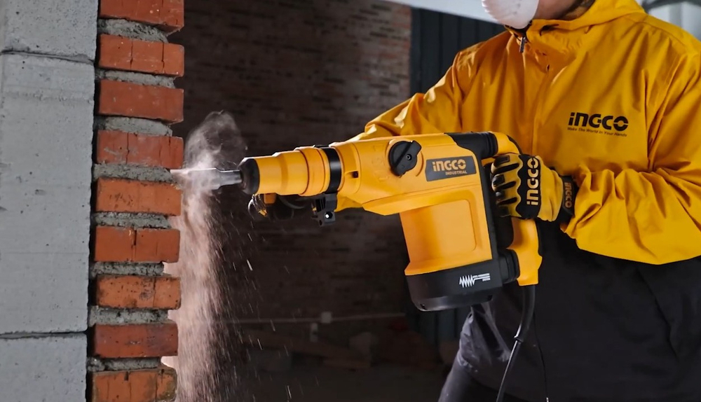 Перфоратор SDS-Max INGCO RH1200428 INDUSTRIAL 1200 Вт 2-10 Дж