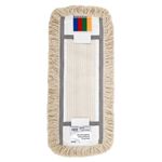 Насадка МОП плоская 50 см, VILEDA PROFESSIONAL "КонтрактПлюс Комби", уши (ТИП УВ) хлопок / полиэстер, бежевый, 167294