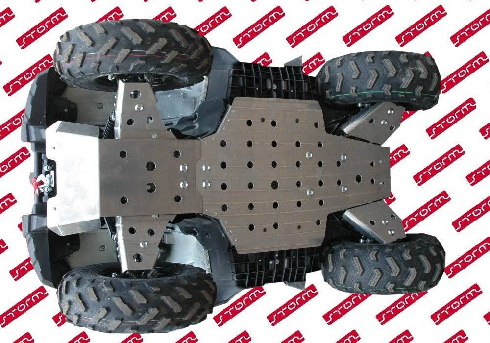 Комплект защиты на Yamaha Grizzly 550/700 облегченный