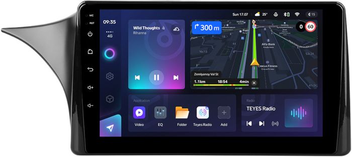 Магнитола для Lada Priora 2013-2018 (рамка тип 4) - Teyes CC3L монитор 9" IPS на Android 10, CarPlay, 4G SIM-слот