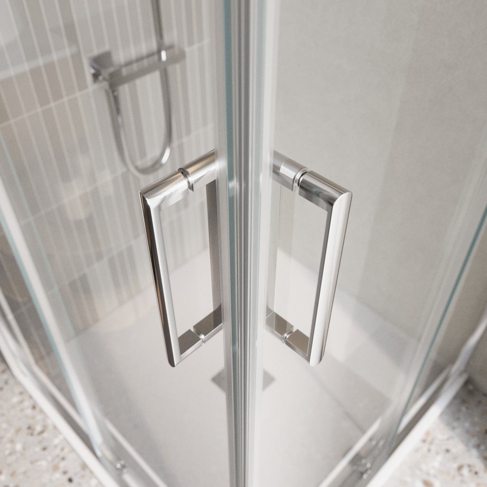 Душевой уголок BelBagno LUCE-AH-2-120/90-C-Cr