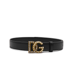 кожаный ремень Dolce & Gabbana - черный(BE1577 AQ339)
