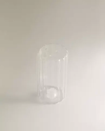 ZARA HOME СОЛОНКА ИЗ ТЕРМОСТОЙКОГО СТЕКЛА, ПРОЗРАЧНЫЙ