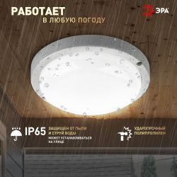 Светильник ЖКХ светодиодный ЭРА SPB-201-0-40K-012 IP65 12Вт 4000К D155 круглый | Светильники для ЖКХ IP65