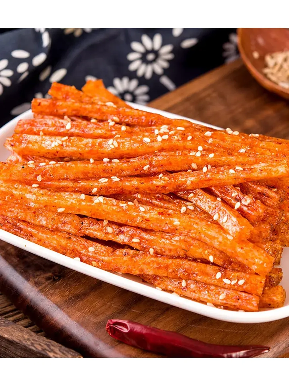 Латяо острая соломка с кунжутом 70 г * 3 шт