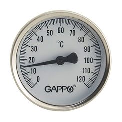 Термометр горизонтальный Gappo 120 градусов 64мм 50мм аксиальный 38146