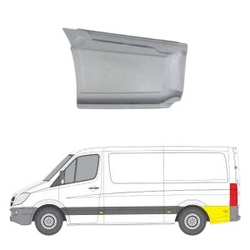 Полуарка зад левая Mercedes Sprinter W906 2006-2019 3265мм (Polcar)