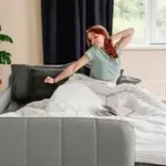 СЧАСТЛИВЫЙ ДЕНЬ Диван прямой, серый
