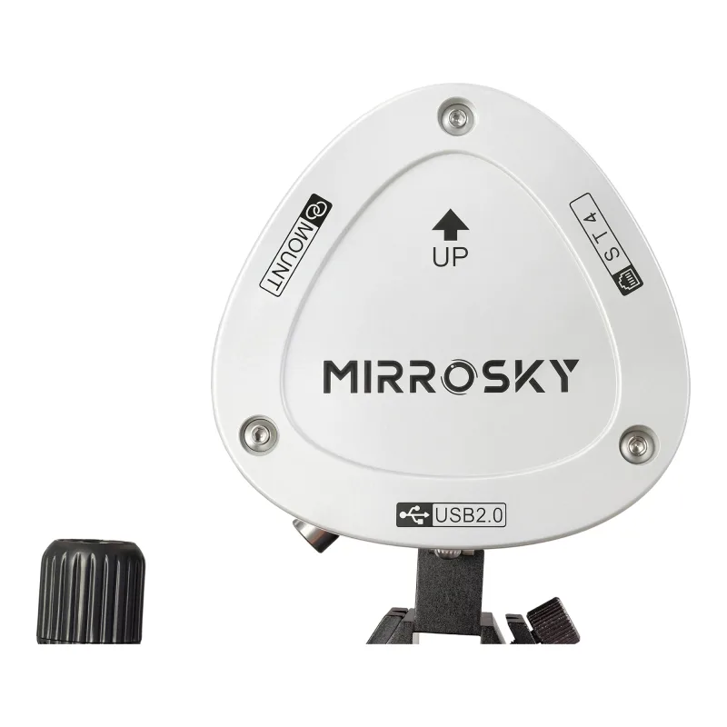 Смарт-телескоп Levenhuk Kelvin Bright STR90 - смарт-камера Mirrosky с разъемами USB 2.0 и ST4, крупный план