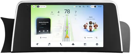 Магнитола для BMW X3 F25 2010-2012 CIC (рамка тип 2) - Teyes CC4L-DTS монитор 9" IPS, Android 14, Быстрая, Snapdragon 662, CarPlay, 4G SIM-слот