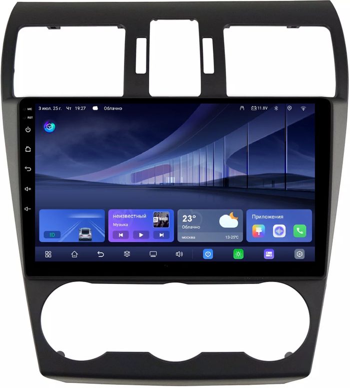 Магнитола для Subaru Forester, Impreza, XV 2012-2015 - Kuberg QLed, Android 14, TS105, Быстрейшая, CarPlay, SIM-слот