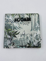 Салфетки бумажные Moomin, Тоска, светло-зеленые 24х24 см, 20 салфеток (из Финляндии)