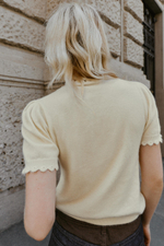 ТРИКОТАЖНЫЙ КАРДИГАН С КОРОТКИМ РУКАВОМ — ZARA