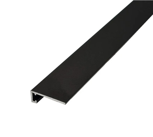Микроплинтус НЕПЛИНТУС AL16X5-03 Чёрный 16х6х2000мм