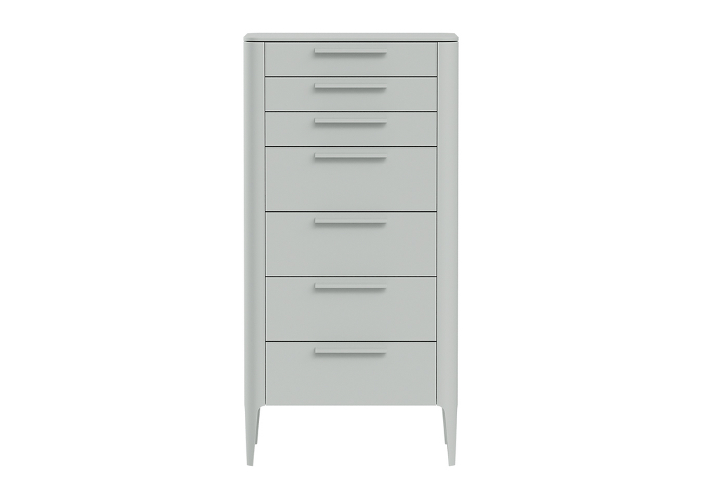 Комод Type высокии? 7 ящиков (светло-серый)