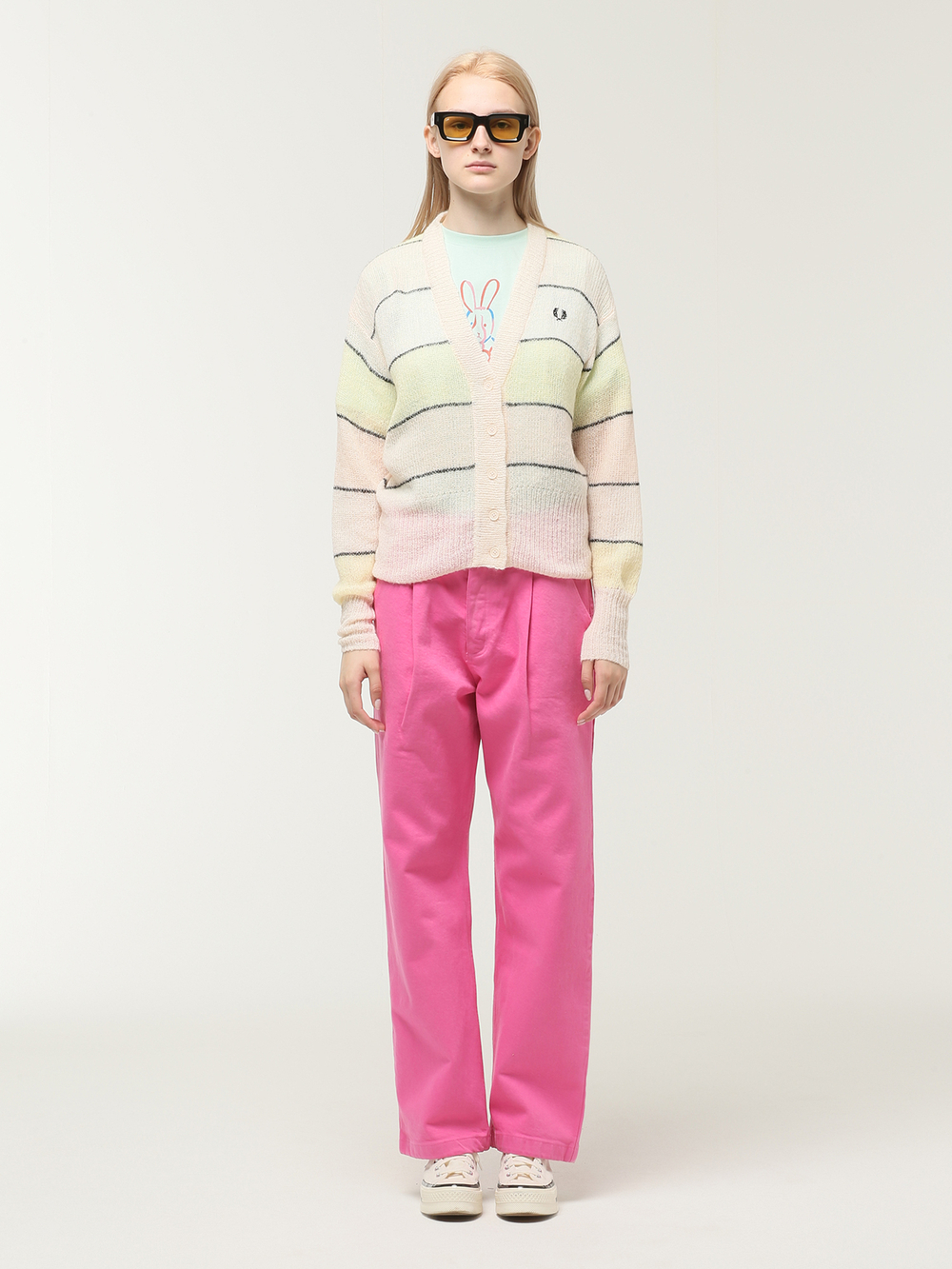 Женский Кардиган Striped Open