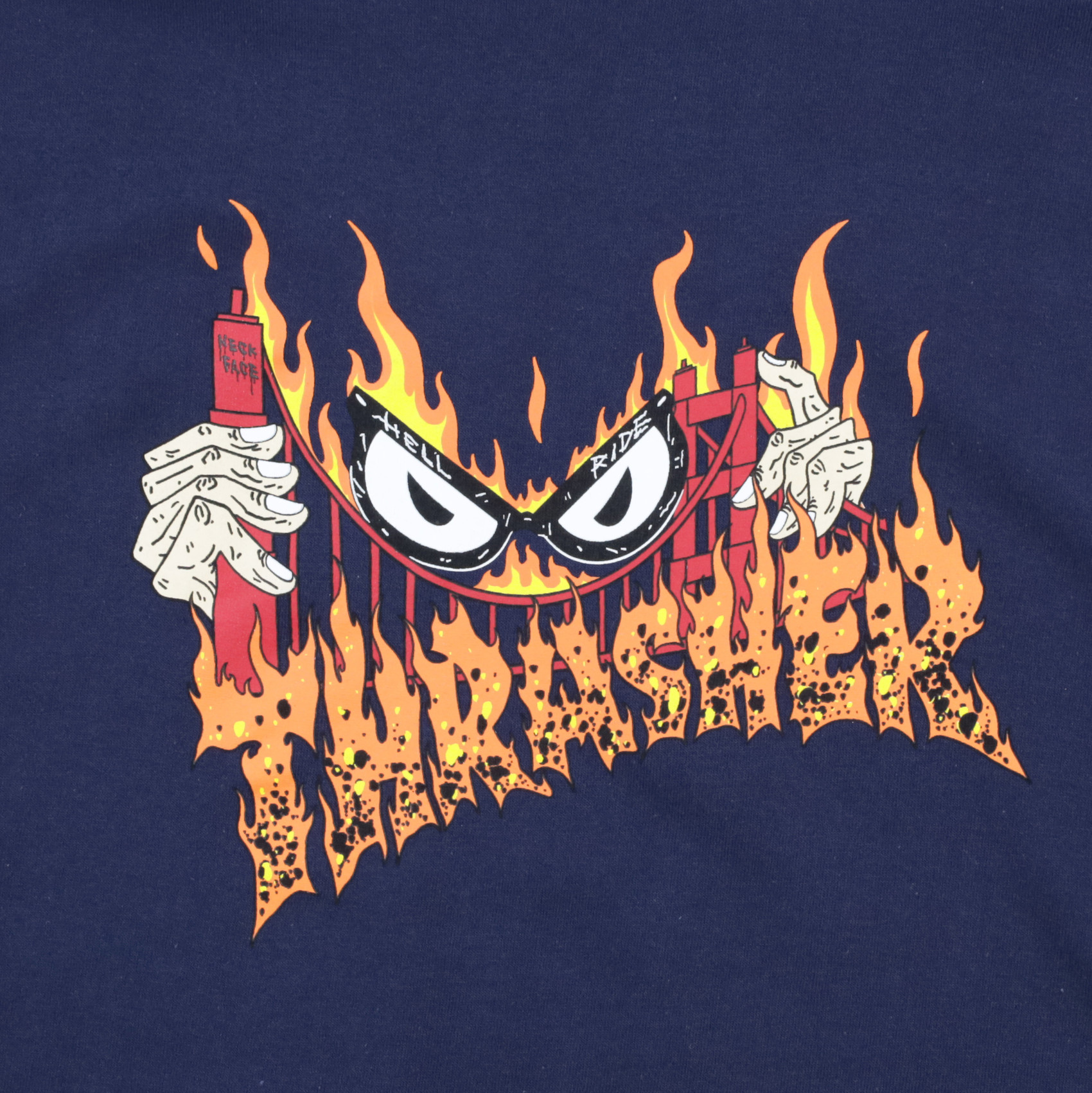 Футболка Thrasher Sucka Free by Neckface T-Shirt (Navy) артикул: - купить в магазине Дайс