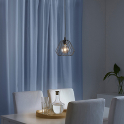 IKEA TJUGOTRE  (ИКЕА ТЙУГОТРЕ)  -  Абажур для подвесной лампы, черный, 17 см